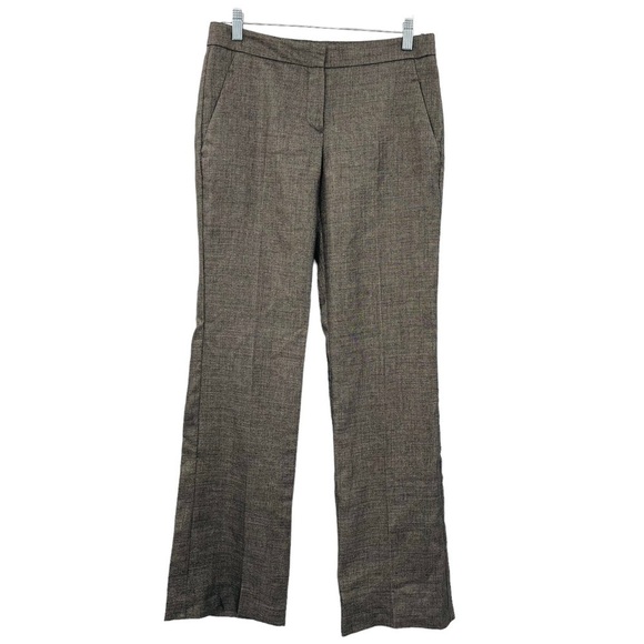 Theory‎ Hadira Ginko trouser pants in platinum wool blend straight leg size 4 - Picture 1 of 10